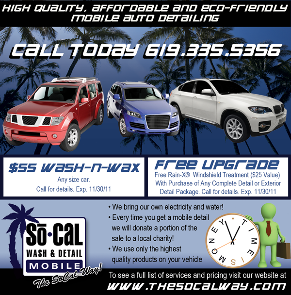 Professional Mobile Auto Detailing in San Diego